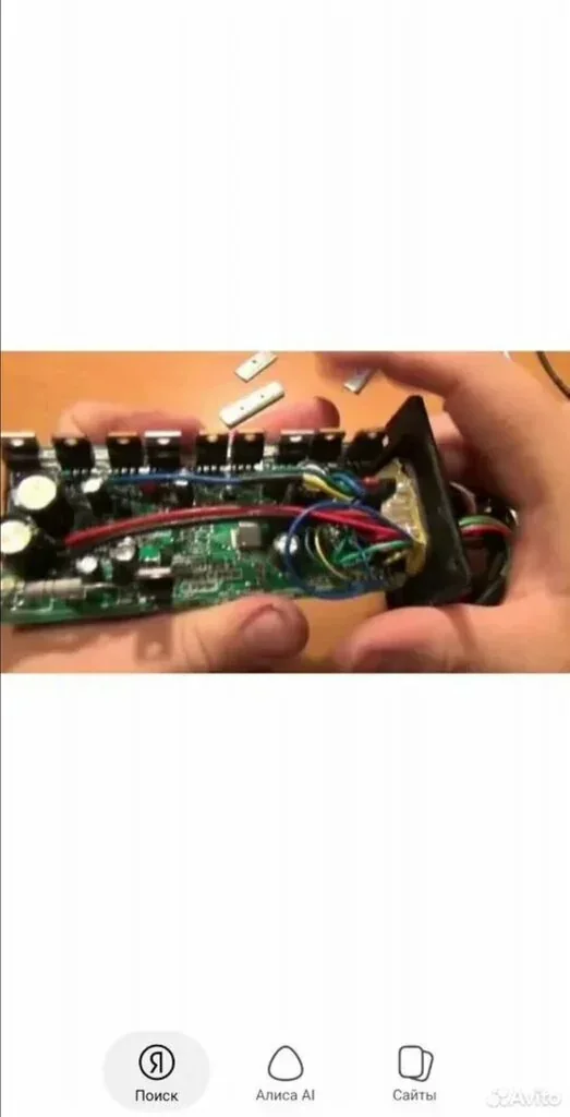 Электронные компоненты из индивидуальной карточки ремонта электровелосипедов; перечень работ уточняйте