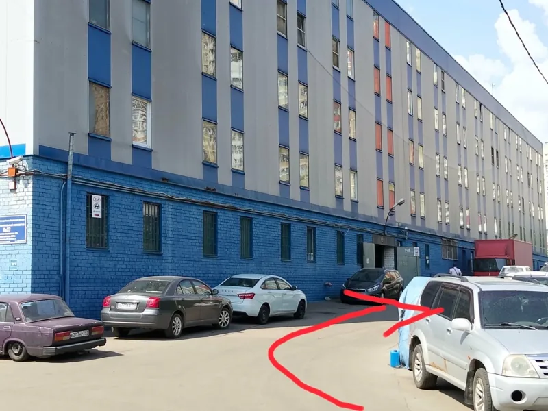 Схема прохода к мастерской «Автовело» из галереи организации