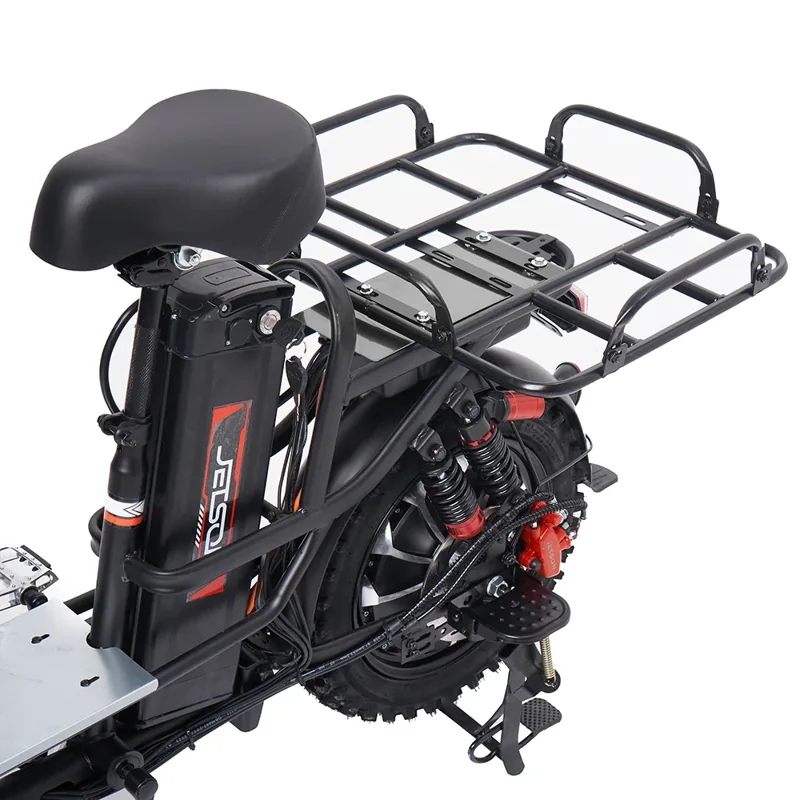 Сиденье и багажник электровелосипеда из каталога EBIKE-PTZ